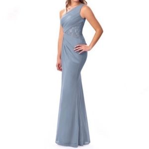 [AZAZIE] Theia Dress in Dusty Blue